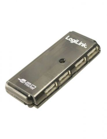 LogiLink USB 2.0 Hub 4-Port Bus Powered - hub - 4 ports Logilink - 1 - Tik.ro