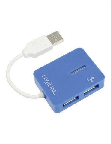 LogiLink Smile USB2.0 4-Port Hub - hub - 4 ports Logilink - 1 - Tik.ro