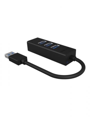 RaidSonic ICY BOX IB-HUB1419-U3 - hub - 4 ports Raidsonic - 1 - Tik.ro