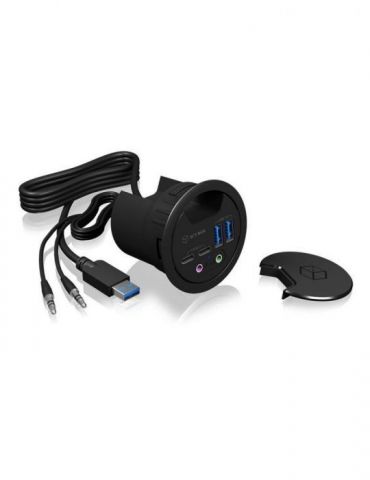 RaidSonic ICY BOX IB-HUB1403B - hub - 4 ports Raidsonic - 1 - Tik.ro