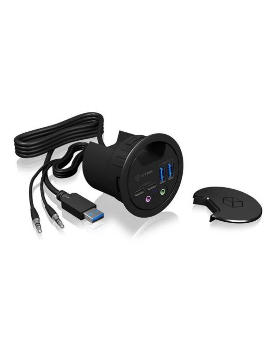 RaidSonic ICY BOX IB-HUB1403B - hub - 4 ports Raidsonic - 1