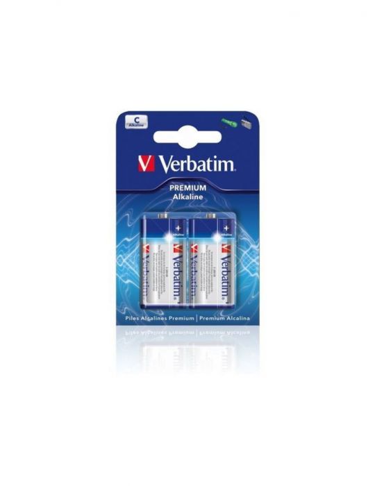 Verbatim battery - 2 x C - alkaline Verbatim - 1
