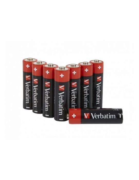 USV Acc Verbatim Battery AA Alkaline 8 Pack Verbatim - 1