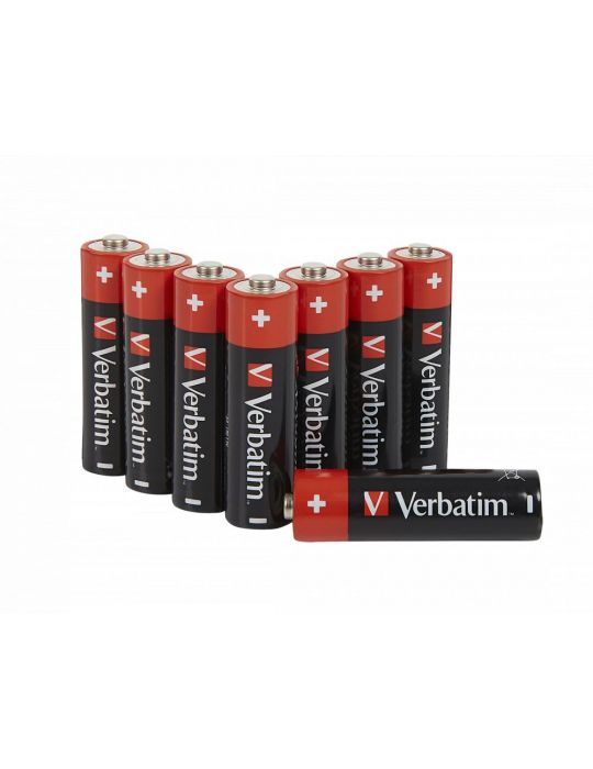 USV Acc Verbatim Battery AAA Alkaline 8 Pack Verbatim - 1