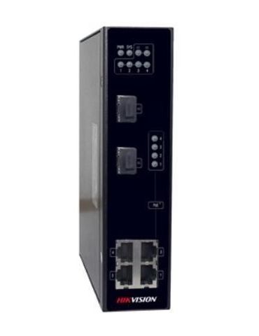 Switch 4 port industrial 120w unmanaged ds-3t0306p (include tv 1.5 lei) Hikvision - 1