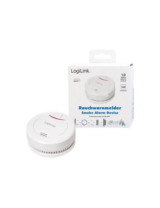 LogiLink Smoke Detector with VdS Approval - smoke sensor Logilink - 1