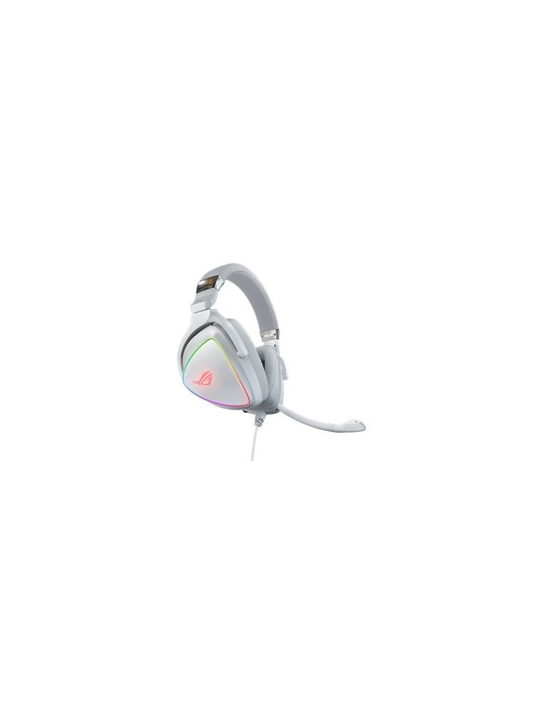 ASUS ROG Delta White Edition Căști Prin cablu Bandă de fixare pe cap Gaming USB tip-C Alb