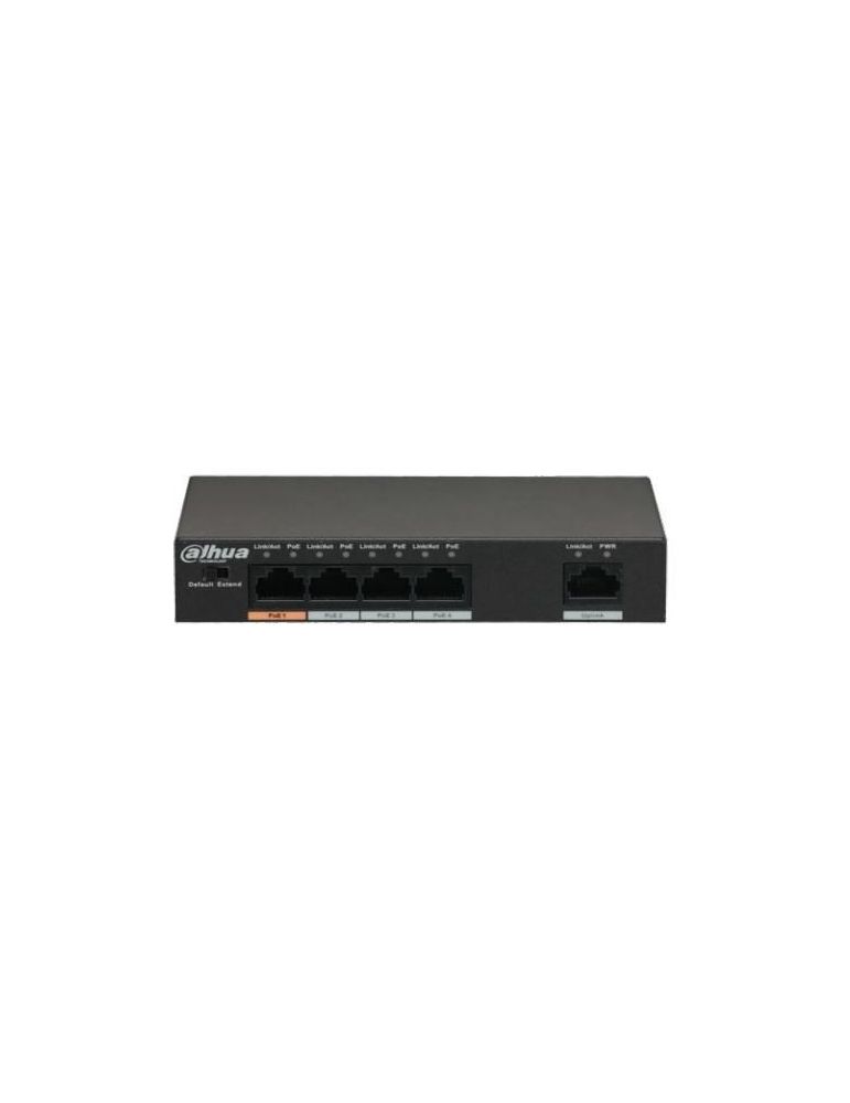 Switch poe industrial 4 poe+ 1 base t dahua pfs3005-4et-60 (include tv 1.5 lei)