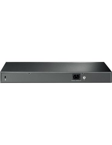 Switch poe tp-link l2 cu management 24 porturi 10/100mbps (24 poe+) +  4 porturi gigabit + 2 sloturi combo sfp ieee 802.3at/af c - Tik.ro