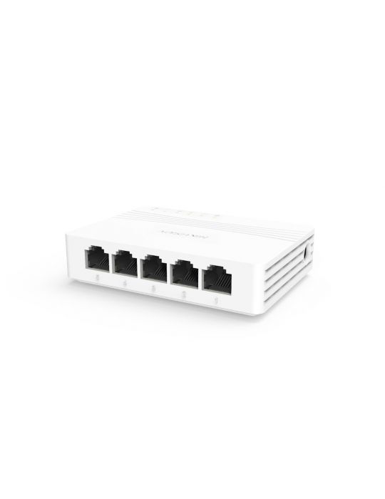 Switch gigabit 5 porturi unmanaged ds-3e0505d-e (include tv 1.5 lei) Hikvision - 1