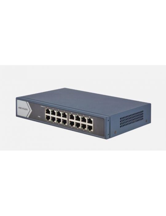 Switch gigabit 16porturi unmanaged ds-3e0516-e(b) (include tv 1.5 lei) Hikvision - 1