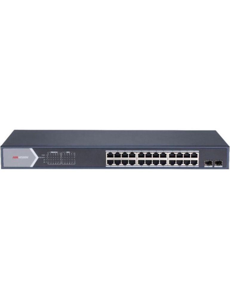 Switch Hikvision DS-3E0526P-E/M, 24x RJ45 2x SFP (uplink), 10/100/1000 Mbps, PoE