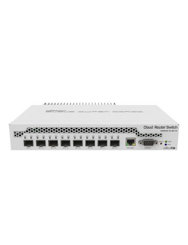 Switch mikrotik crs309-1g-8s+in porturi gigabit x 1 sfp+ x 8 managed carcasa metalica mt crs309-1g-8s+in (include tv 1.5 lei) Mi