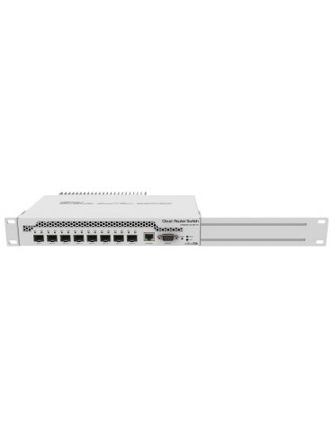 Switch mikrotik crs309-1g-8s+in porturi gigabit x 1 sfp+ x 8 managed carcasa metalica mt crs309-1g-8s+in (include tv 1.5 lei) Mi