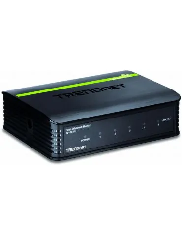 Switch trendnet 10/100 x 5 unmanaged carcasa metalica te100-s5 (include tv 1.5 lei) Trendnet - 1 - Tik.ro