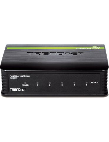 Switch trendnet 10/100 x 5 unmanaged carcasa metalica te100-s5 (include tv 1.5 lei) Trendnet - 1