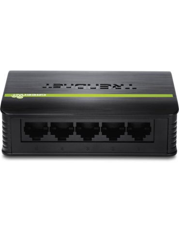 Switch trendnet 10/100 x 5 unmanaged carcasa metalica te100-s5 (include tv 1.5 lei) Trendnet - 1