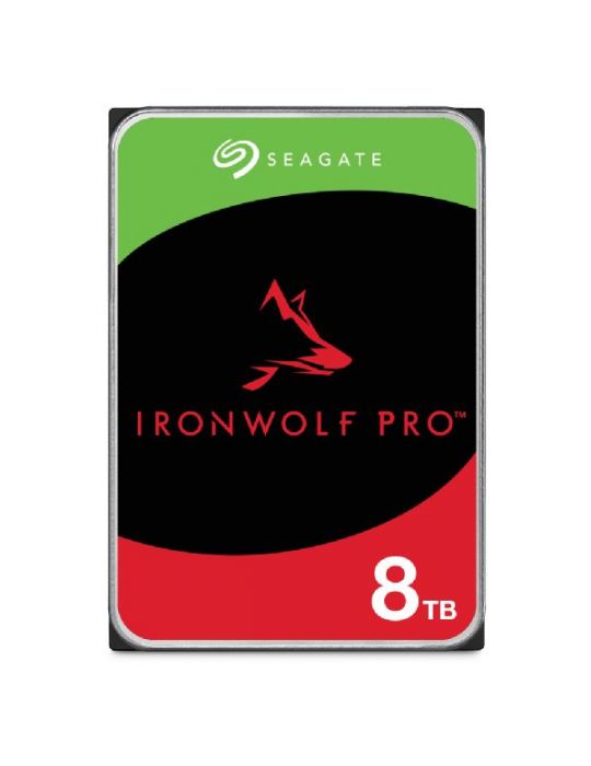 Seagate IronWolf Pro ST8000NT001 hard disk-uri interne 3.5" 8000 Giga Bites Seagate - 1