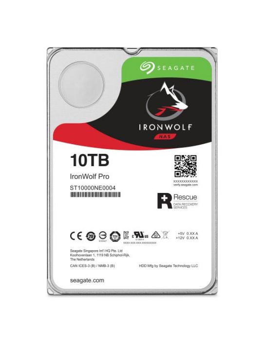 Seagate IronWolf Pro ST10000NT001 hard disk-uri interne 3.5" 10000 Giga Bites Seagate - 4