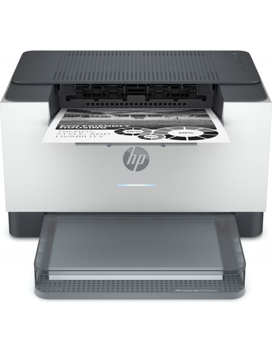 HP LaserJet M209dw Printer, Black and white, Imprimanta pentru Home and home office, Imprimare, Two-sided printing Compact Size