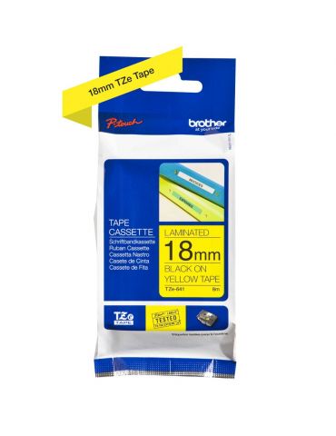 Brother TZE641 benzi pentru etichete Negru pe galben TZe