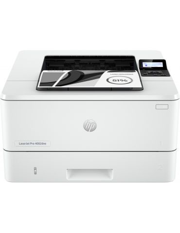 HP LaserJet Pro Imprimantă HP 4002dne, Alb-negru, Imprimanta pentru Firme mici şi medii, Imprimare, HP+ eligibilă pentru HP Hp - - Tik.ro