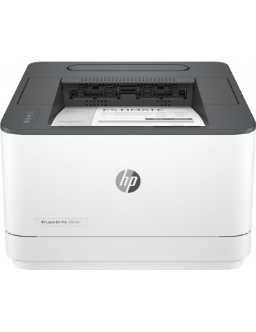HP LaserJet Pro Imprimantă 3002dn, Alb-negru, Imprimanta pentru Firme mici şi medii, Imprimare, Wi Fi de bandă duală securitate  - Tik.ro