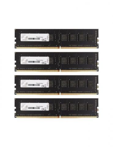 G.Skill Value Series - DDR4 - kit - 16 GB: 4 x 4 GB - DIMM 288-pin - 2400 MHz / PC4-19200 - unbuffered G.skill - 1 - Tik.ro