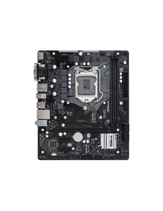ASRock H470M-HDV/M.2 - motherboard - micro ATX - LGA1200 Socket - H470 Asrock - 1