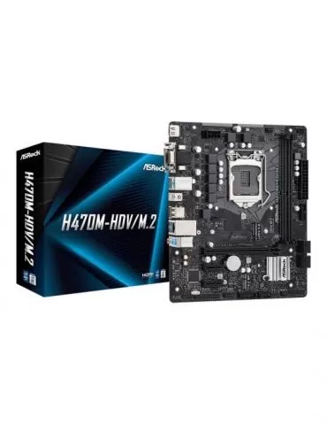 ASRock H470M-HDV/M.2 - motherboard - micro ATX - LGA1200 Socket - H470 Asrock - 1