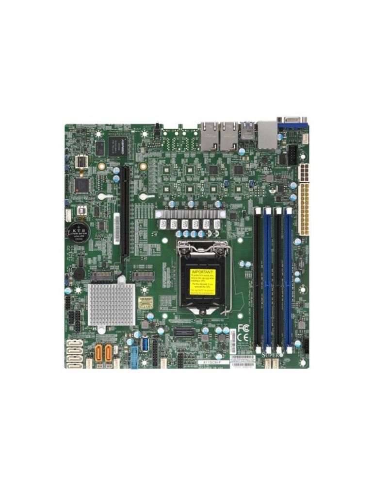 SUPERMICRO X11SCM-F - motherboard - micro ATX - LGA1151 Socket - C246