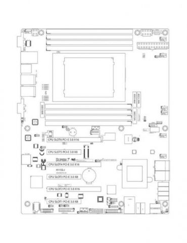 SUPERMICRO H11SSL-i - motherboard - ATX - Socket SP3 Supermicro - 1