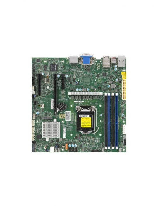 Placa de baza Supermicro X12SCZ-QF - motherboard - micro ATX - LGA1200 Socket - Q470 Supermicro - 1