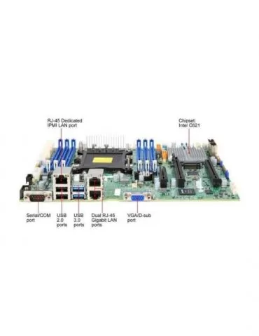 SUPERMICRO X11SPM-F - motherboard - micro ATX - Socket P - C621 Supermicro - 1