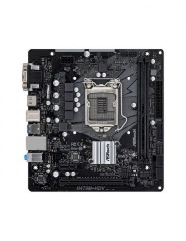 ASRock H470M-HDV - motherboard - micro ATX - LGA1200 Socket - H470 Asrock - 1