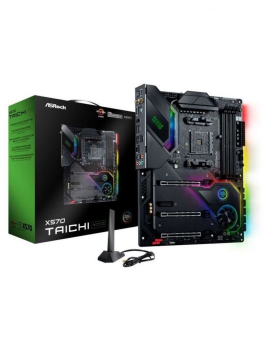 Placa de baza ASRock X570 Taichi - Razer Edition - motherboard - ATX - Socket AM4 - AMD X570 Asrock - 1
