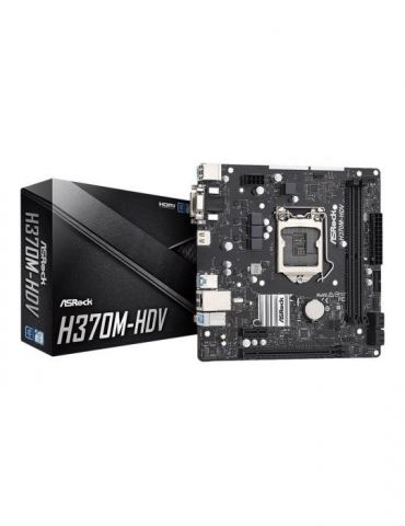ASRock H370M-HDV - motherboard - micro ATX - LGA1151 Socket - H370 Asrock - 1