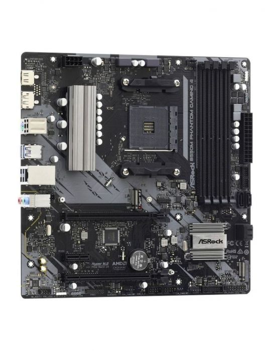 ASRock B550M Phantom Gaming 4 - motherboard - micro ATX - Socket AM4 - AMD B550 Asrock - 1