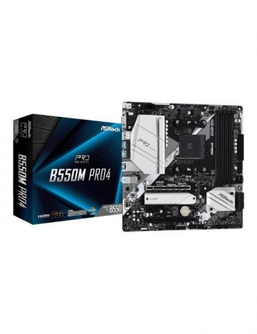 ASRock B550M Pro4 - motherboard - micro ATX - Socket AM4 - AMD B550 Asrock - 1