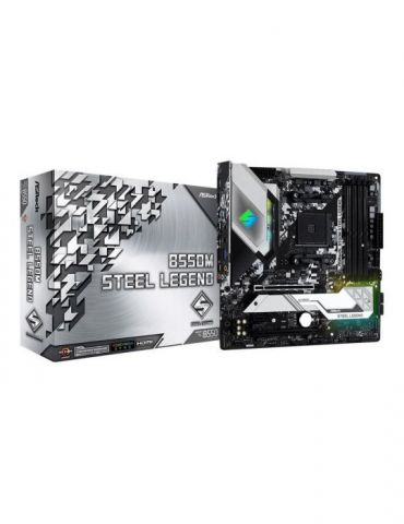 ASRock B550M Steel Legend - motherboard - micro ATX - Socket AM4 - AMD B550 Asrock - 1