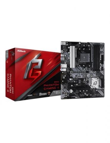 ASRock B550 Phantom Gaming 4 - motherboard - ATX - Socket AM4 - AMD B550 Asrock - 1