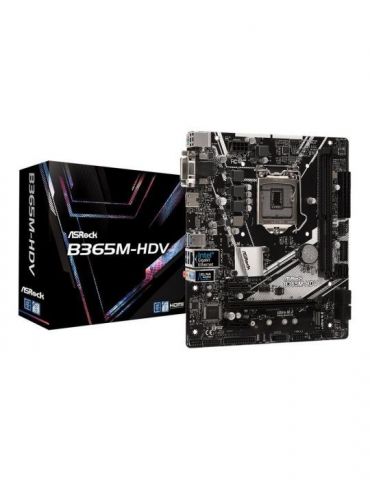 ASRock B365M-HDV - motherboard - micro ATX - LGA1151 Socket - B365 Asrock - 1