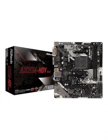ASRock A320M-HDV R4.0 - motherboard - micro ATX - Socket AM4 - AMD A320 Asrock - 1 - Tik.ro