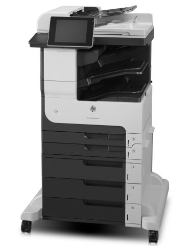 HP LaserJet Enterprise MFP M725z, Imprimare,copiere,scanare,fax, ADF de 100 de coli Imprimare prin port USB frontal scanare