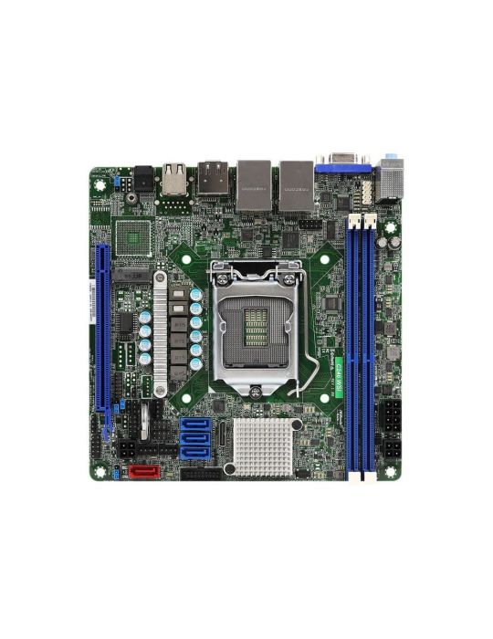 ASRock RACK motherboard C246 WSI - Mini ITX - Socket Intel 1151 v2 - Intel C246 Asrock - 1