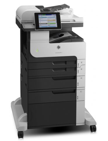 HP LaserJet Enterprise MFP M725f, Imprimare,copiere,scanare,fax, ADF de 100 de coli Imprimare prin port USB frontal scanare