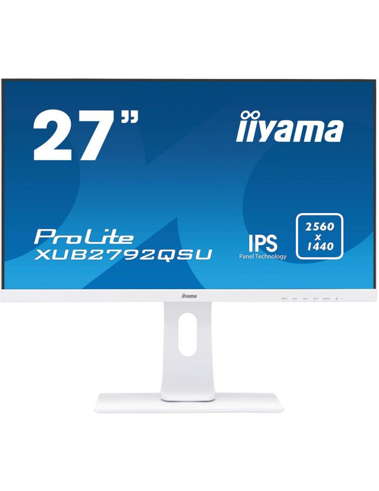 Monitor LED Iiyama ProLite XUB2792QSU-W1, 27inch, Quad HD, 75Hz, 5ms GTG, White