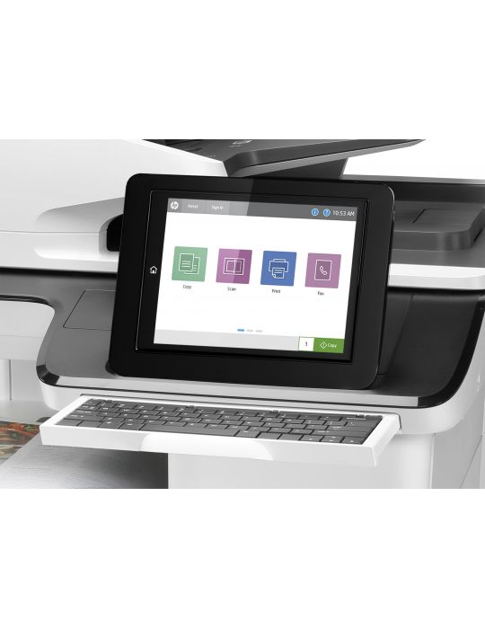 HP Color LaserJet Enterprise Flow MFP M776z, Imprimaţi, copiaţi, scanaţi şi lucraţi cu faxul, Imprimare prin port USB frontal
