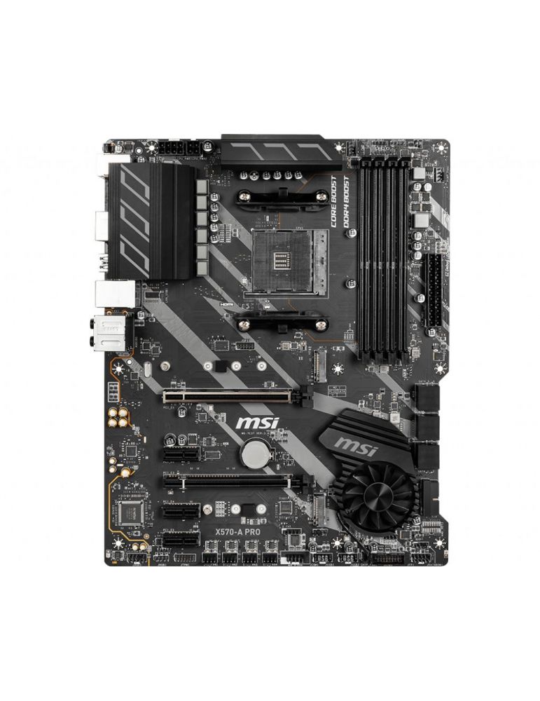 Placa de baza MSI X570-A PRO, AMD X570, Mufa AM4, ATX