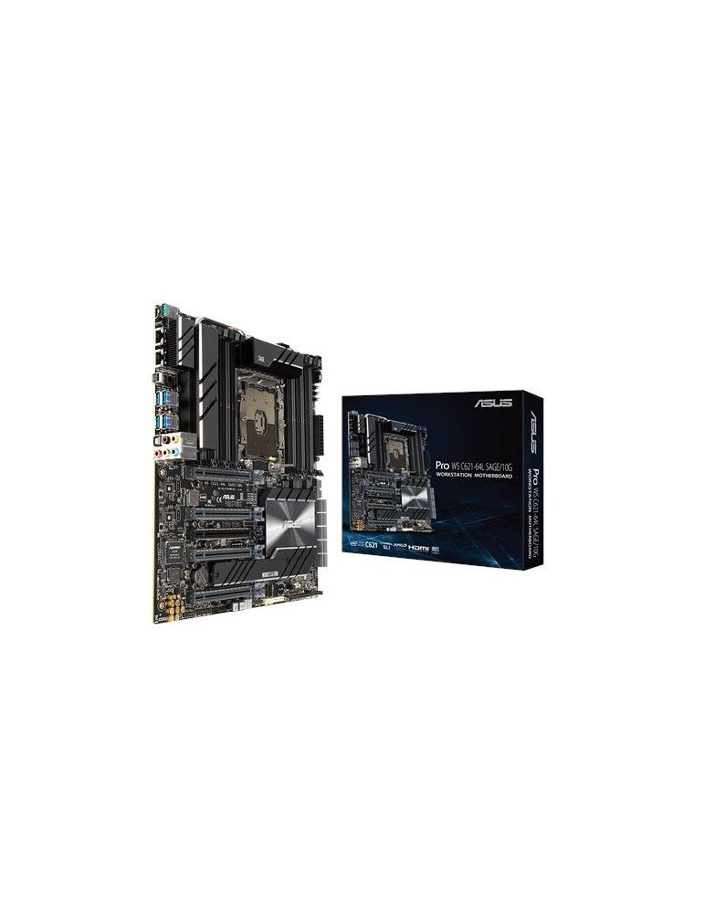 ASUS MB Pro WS C621-64L SAGE/10 G Intel C621 LGA 3647 (Socket P) CEB